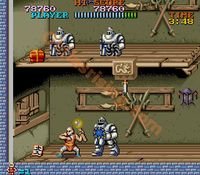 une photo d'Ã©cran de Tiger Road sur Arcade